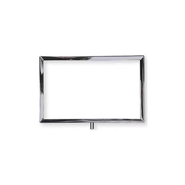 Nine2Five 11 x 8 in Metal Sign Holder Chrome NI1105197